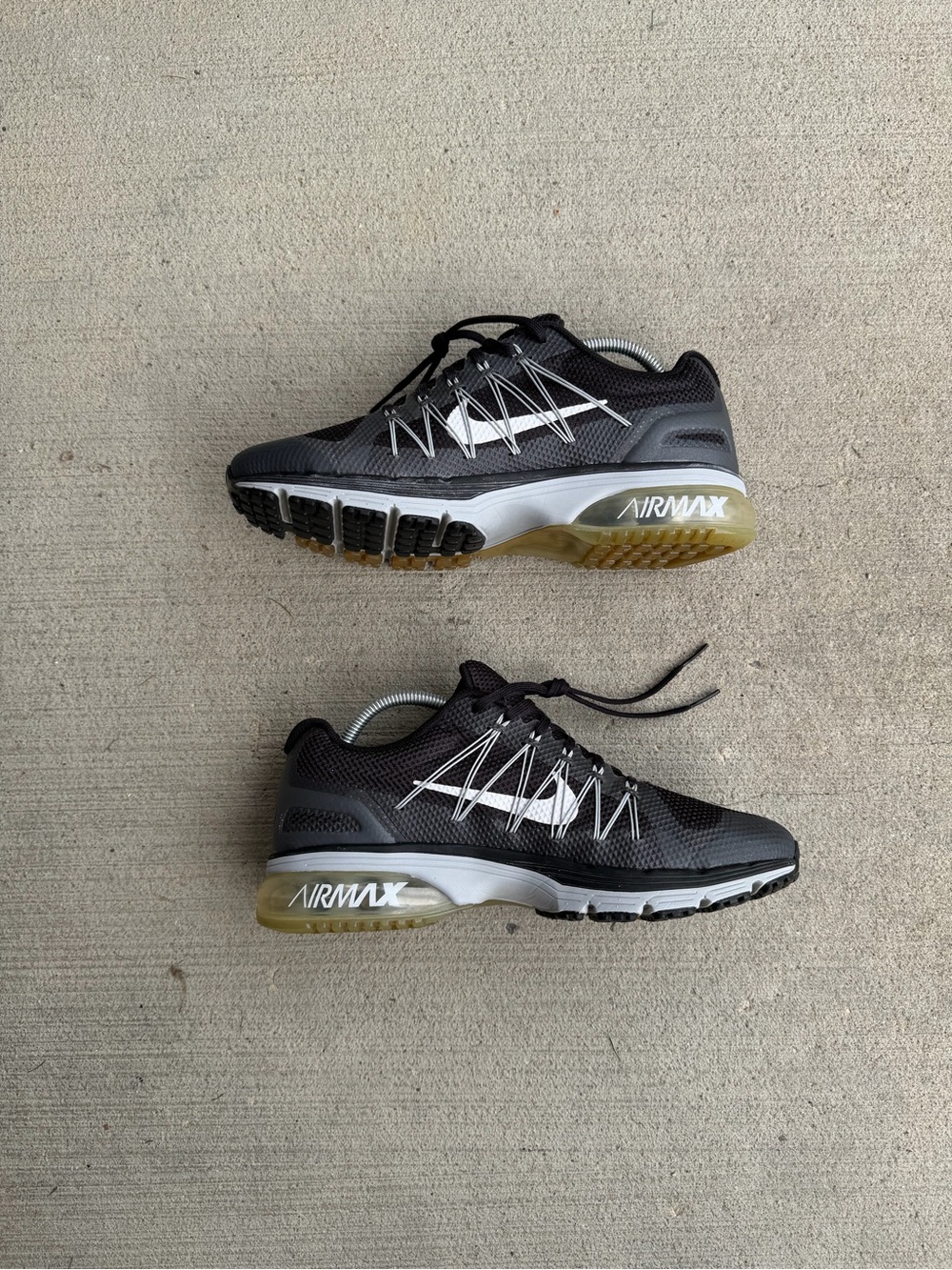 Nike Air Max Excellerate 3 Running Shoes Men’s Size 9.5 Black Gray 703072-001